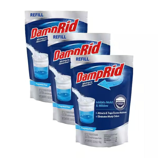 DampRid Fragrance Free Moisture Absorber - 42 oz. (3-Pack)