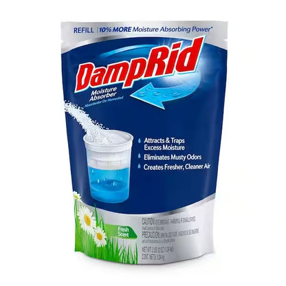 DampRid Fresh Scent Moisture Absorber Refill - 10% More Power, 44 oz.