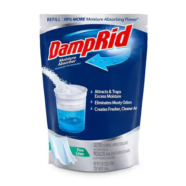 DampRid Pure Linen 44 oz. Moisture Absorber - Refill Bag