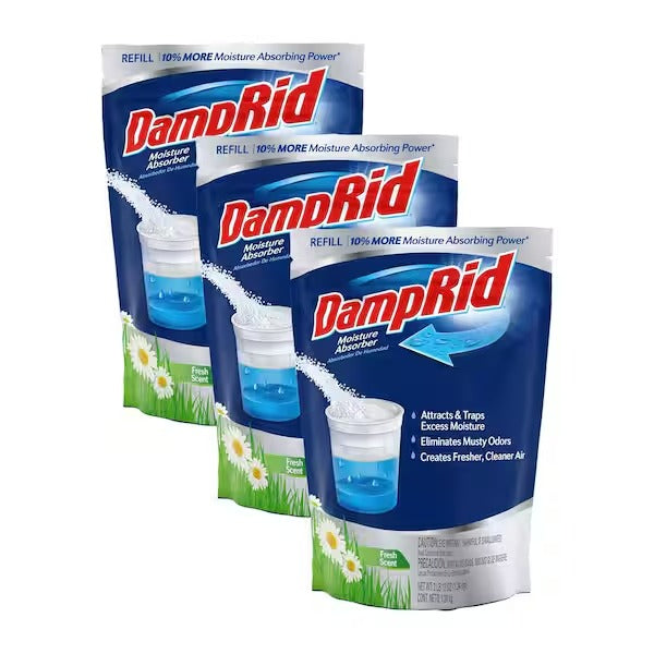 DampRid Fresh Scent Refillable Moisture Absorber - 44 oz. (3-Pack)