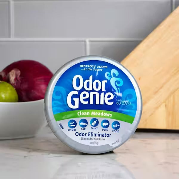 Odor Genie: Charcoal-Enhanced Odor Destroyer - 8 oz. Clean Meadows - 2
