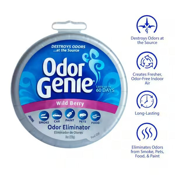 Odor Genie 8 oz. Odor Eliminator - Wild Berry Fragrance - 2